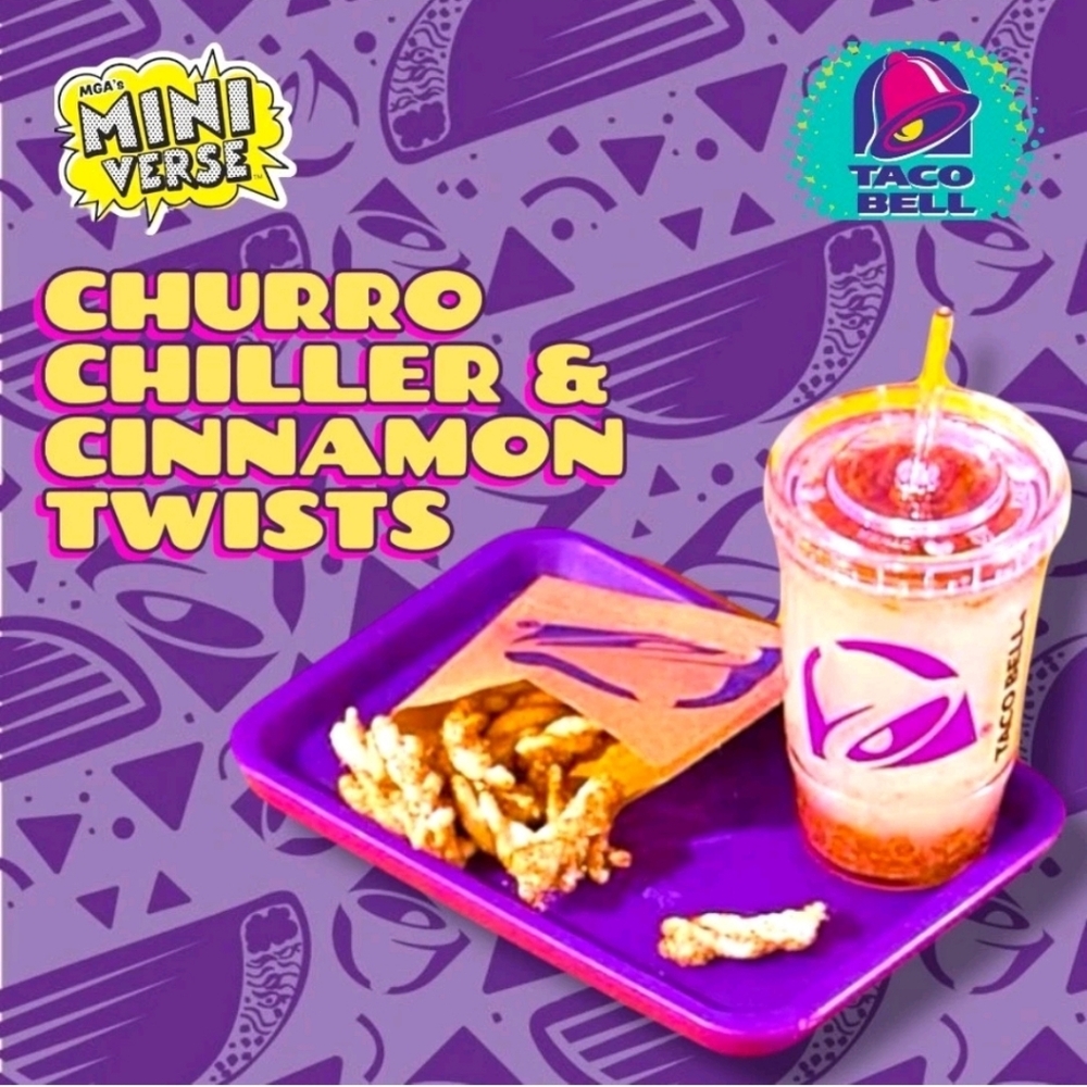 Miniverse Make It Mini Taco Bell Churro Chiller & Cinnamon Twists